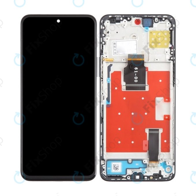 Honor 90 Lite 5G - LCD Displej + Dotykové Sklo + Rám (Black) TFT