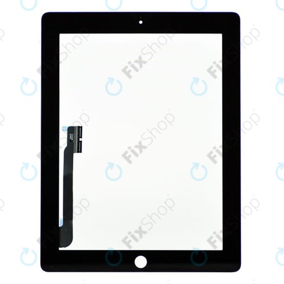 Dotykové sklo pro iPad 3, iPad 4, Black