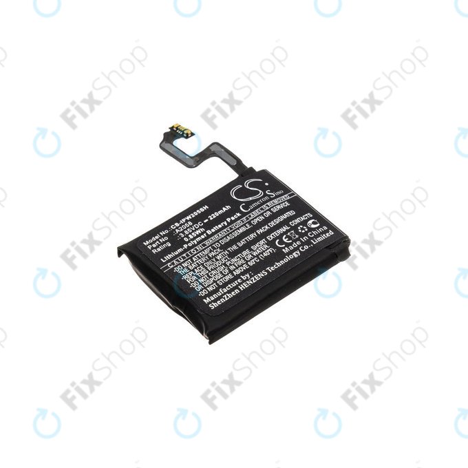 Baterie pro Apple Watch 4 40 mm, 220mAh, Li-Pol, 3.85 V, A2058, HQ