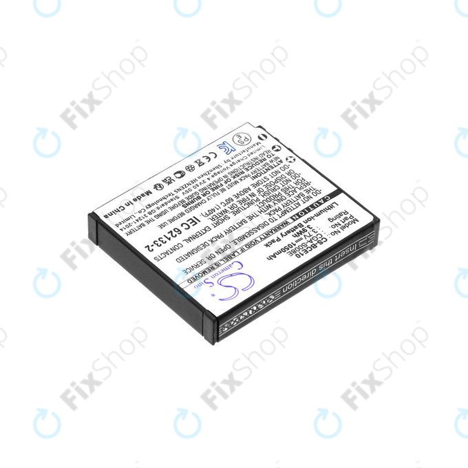 Baterie pro Panasonic Lumix DMC, 1050mAh, Li-Ion, 3.7V, DMW-BCE10, HQ