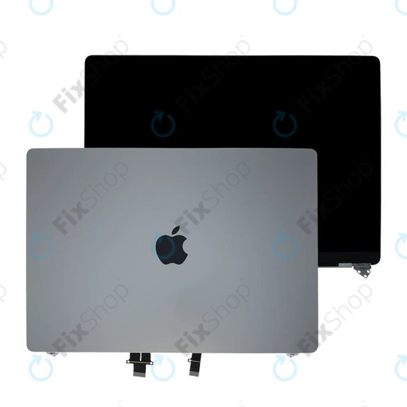LCD displej pro MacBook Pro 16" A3403 (2024), s předním sklem a krytem, Nano-Texture, Silver, 661-42324, Genuine Apple