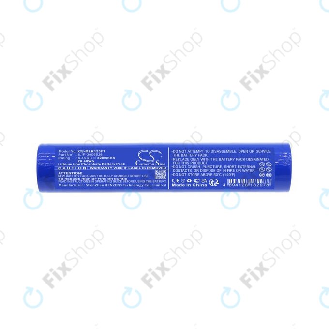 Baterie pro Maglite ML125, ML150LR, ML150LRX, 3200mAh, LiFePO4, 6.4V, ILIF-3006526, HQ