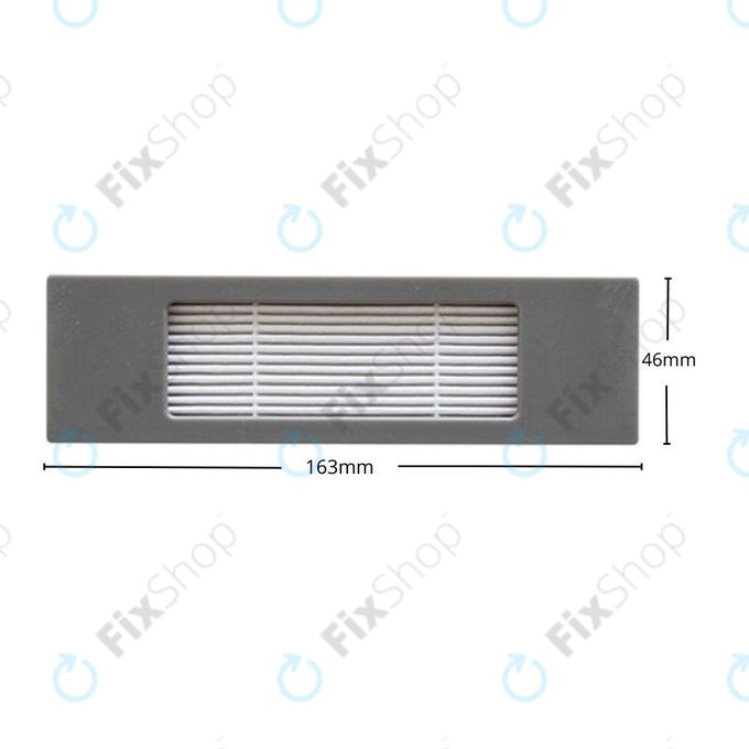 Prachový filtr, 2 ks pro Ecovacs Deebot N-series, T-series, Ozmo-series