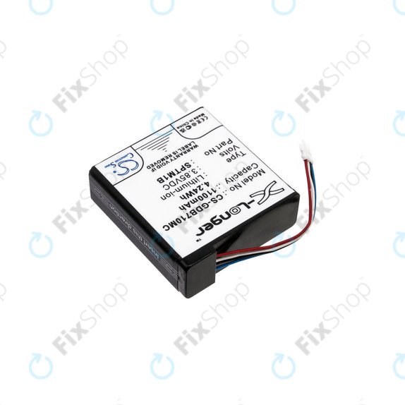 Baterie pro Gopro Hero 7 Silver, White, 1100mAh, Li-Ion, 3.85V, SPTM1B, HQ