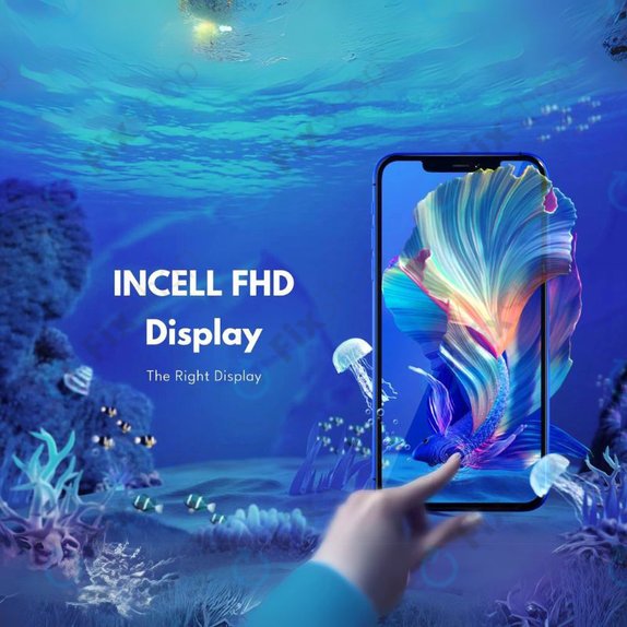 Displej In-Cell pro iPhone 8 Plus, White, Dotykové sklo s rámem, FixPremium