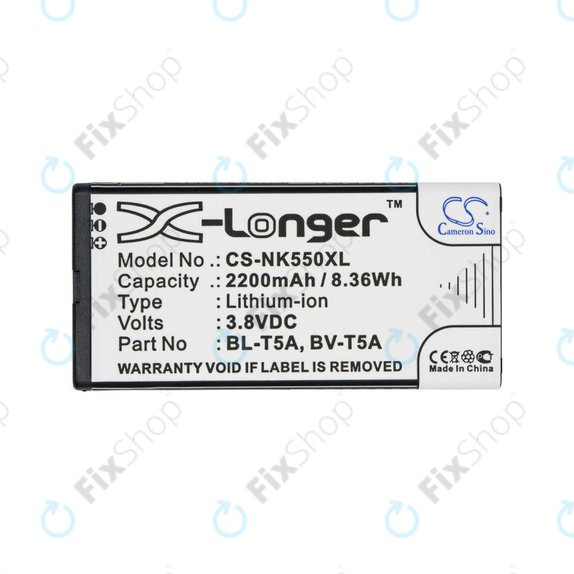 Baterie pro Nokia Lumia 730, 2200mAh, Li-Ion, 3.8V, BL-T5A, HQ
