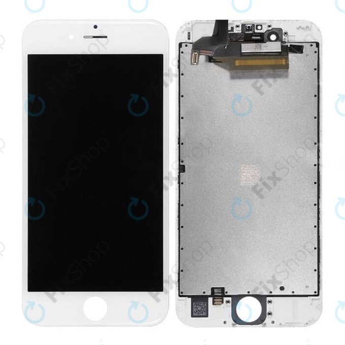 Displej pro iPhone 6S, White, Dotykové sklo s rámem