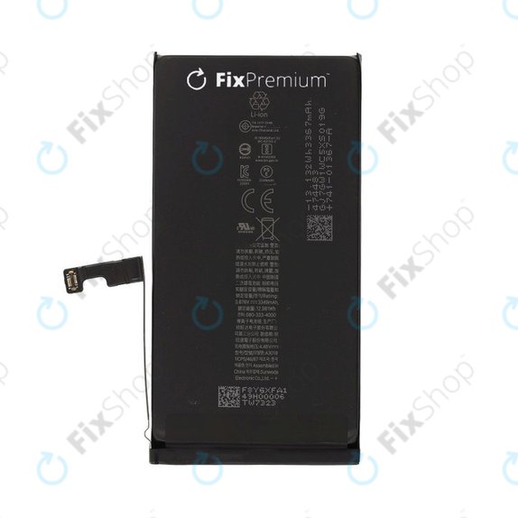 Baterie pro iPhone 15, 3349mAh, A3018, FixPremium