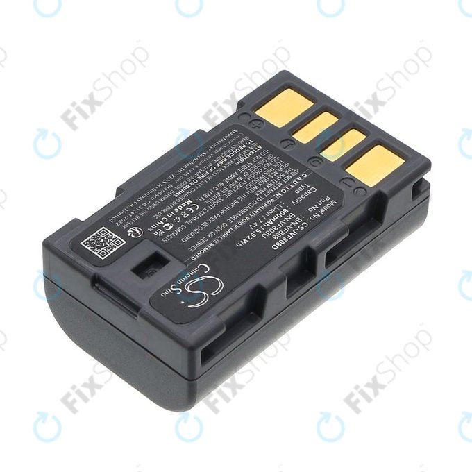 Baterie pro JVC Gr-D850ek, 800mAh, Li-Ion, 7.4V, BN-VF808, HQ