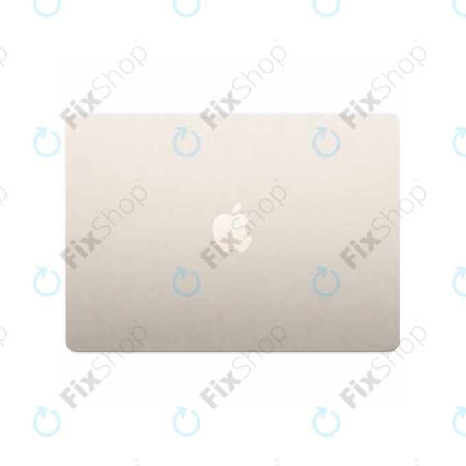 LCD displej pro MacBook Air 15", A3241 (2025), s předním sklem a krytem, Starlight, 661-50130, Genuine Apple