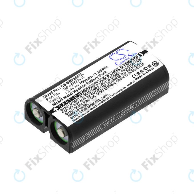 Baterie pro Sony MDR, BP-HP550-11, Ni-MH, 2.4V, 700mAh, HQ