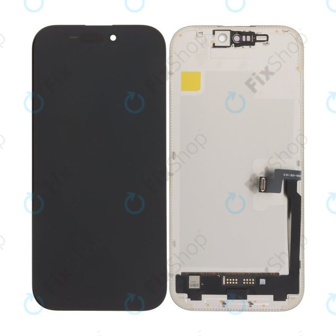 Displej Soft OLED pro iPhone 16 Pro, Dotykové sklo s rámem, DIAGNOSTIC