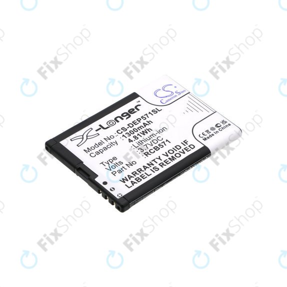 Baterie pro CPA Halo 11, 1300mAh, Li-Ion, 3.7 V, RCB571, HQ
