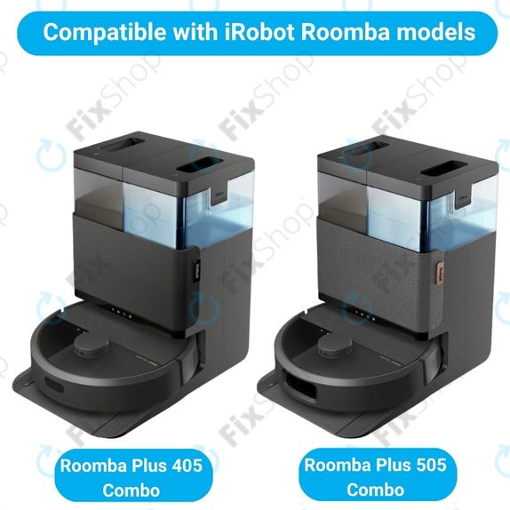 Sada náhradních dílů pro iRobot Roomba Plus 405 Combo, 505 Combo (2x Hlavní kartáč, 4x Filtr, 4x Boční kartáč)