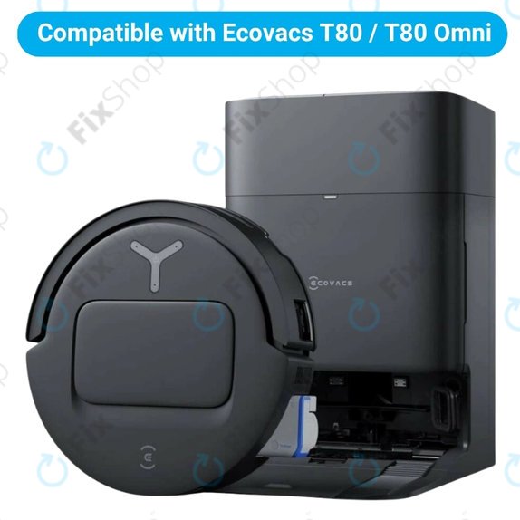 Sada náhradních dílů pro Ecovacs T80 Omni, T80 (2x Hlavní kartáč, 4x Filtr, 4x Boční kartáč)