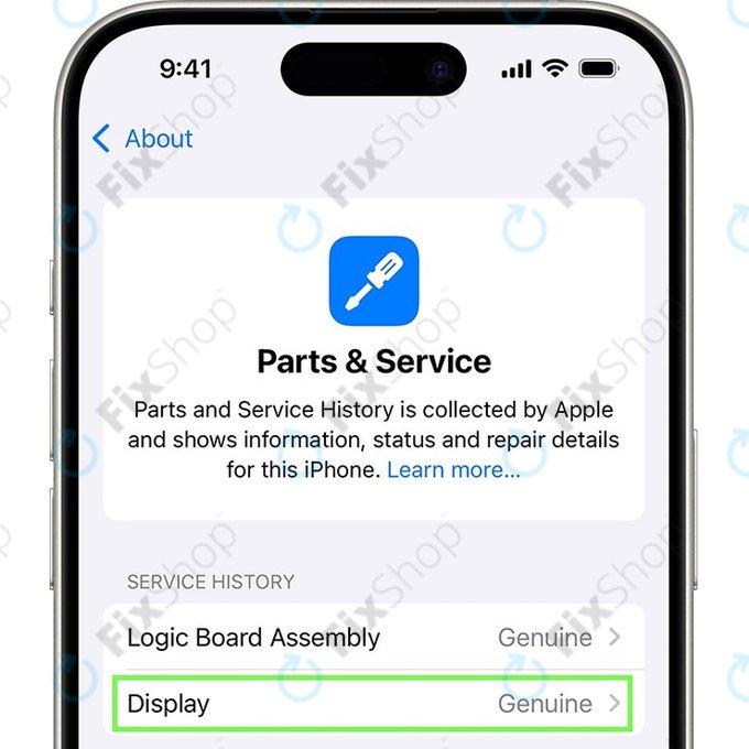 OLED Displej sestava pro iPhone 15 | 661-36706 | Genuine Apple