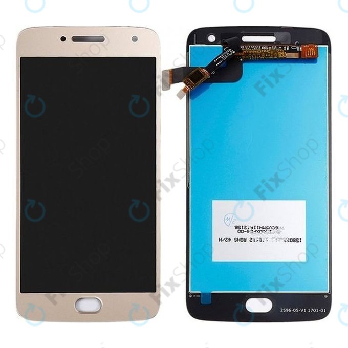 Motorola Moto G5 Plus - LCD Displej + Dotykové Sklo (Gold) TFT