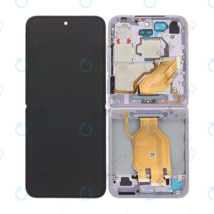 Xiaomi Mix Flip 2405CPX3DC - LCD Displej + Dotykové Sklo + Rám (Purple) OLED
