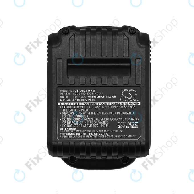 Baterie pro Dewalt DCB090, XR, 3000mAh, Li-Ion, 14.4V, DCB140, HQ