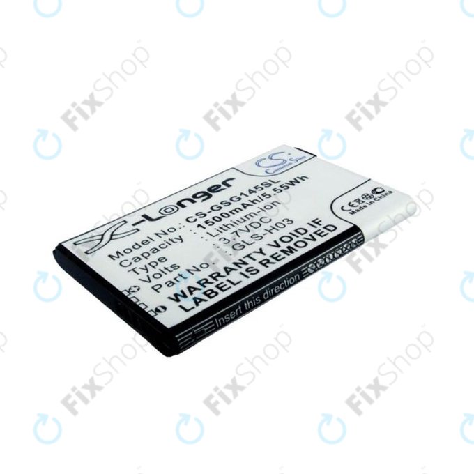 Baterie pro Gigabyte GSmart G1345, 1500mAh, Li-Ion, 3.7V, GLS-H03, HQ