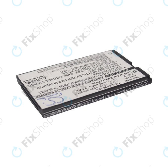 Baterie pro LG KG120, 850mAh, Li-Ion, 3.7V, LGIP-G830, HQ