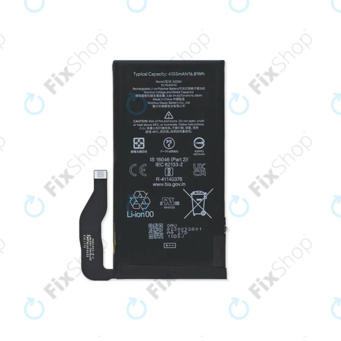 Google Pixel 7 GVU6C GQML3 - Baterie GZE8U 4355mAh - G949-00338-01 Genuine Service Pack