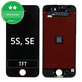 Displej pro iPhone 5S, SE, Black, Dotykové sklo s rámem