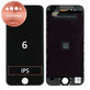 Displej pro iPhone 6, Black, Dotykové sklo s rámem, Refurbished