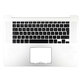 Apple MacBook Pro 15" A1398 (Late 2013 - Mid 2014) - Horní Rám Klávesnice + Klávesnice UK