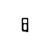 Samsung Galaxy Note 8 N950FD - Sklíčko Blesku Zadní Kamery - GH64-06508A Genuine Service Pack