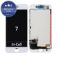 Displej In-Cell pro iPhone 7, White, Dotykové sklo s rámem, FixPremium