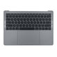 Apple MacBook Pro 13" A1708 (Late 2016 - Mid 2017) - Horní Rám Klávesnice + Klávesnice US + Mikrofon + Trackpad + Reproduktory (Space Gray)