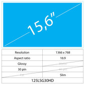 Acer Aspire Acer Aspire 3 A315-55G 15.6 LCD Slim Lesklý 30 pin Full HD Bez úchytov