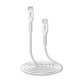 SBS - Lightning / USB-C Kabel (2m), bílá