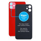 Apple iPhone 11 - Sklo Zadního Housingu se Zvětšeným Otvorem na Kameru (Red)