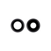 Apple iPhone 11 - Sklíčko Zadní Kamery s Rámem (Black) - 2ks