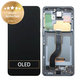 Samsung Galaxy S20 G980F - LCD Displej + Dotykové Sklo + Rám (Cosmic Gray) - GH82-22131A, GH82-22123A, GH82-31433A, GH82-31432A Genuine Service Pack