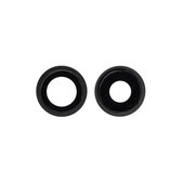 Apple iPhone 12, 12 Mini - Sklíčko Zadní Kamery s Rámem (Black) - 2ks