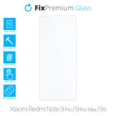 FixPremium Glass - Tvrzené sklo pro Xiaomi Redmi Note 9 Pro, 9 Pro Max a 9S