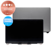Apple MacBook Air 13" A1932 (2019), 13" A2179 (2020) - LCD Displej + Přední Sklo + Kryt (Space Gray) Refurbished