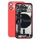 Apple iPhone 12 Mini - Zadní Housing s Malými Díly (Red)