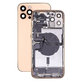 Apple iPhone 12 Pro Max - Zadní Housing s Malými Díly (Gold)