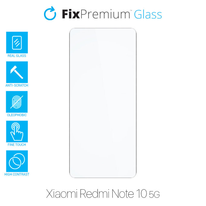 FixPremium Glass - Tvrzené sklo pro Xiaomi Redmi Note 10 5G