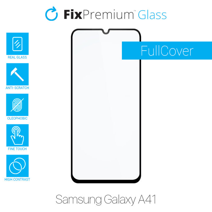 FixPremium FullCover Glass - Tvrzené sklo pro Samsung Galaxy A41