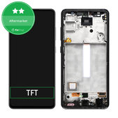 Samsung Galaxy A52 4G A525F - LCD Displej + Dotykové Sklo + Rám (Awesome Black) TFT