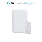 FixPremium - MagSafe PowerBank 10 000mAh, bílá