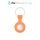 FixPremium - Silikonová Klíčenka pro AirTag, oranžová