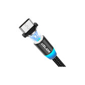 USLION - USB-C / USB Magnetický Kabel (1m), černá