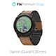 FixPremium - Kožený Řemínek pro Garmin (QuickFit 26mm), svetlě hnědá