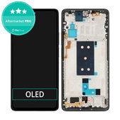 Xiaomi Poco F4 5G - LCD Displej + Dotykové Sklo + Rám (Night Black) OLED